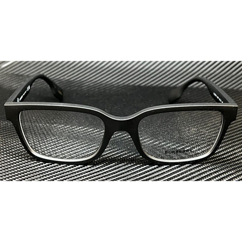 Burberry Matte Black Mens Eyeglasses - Picture 2 of 4